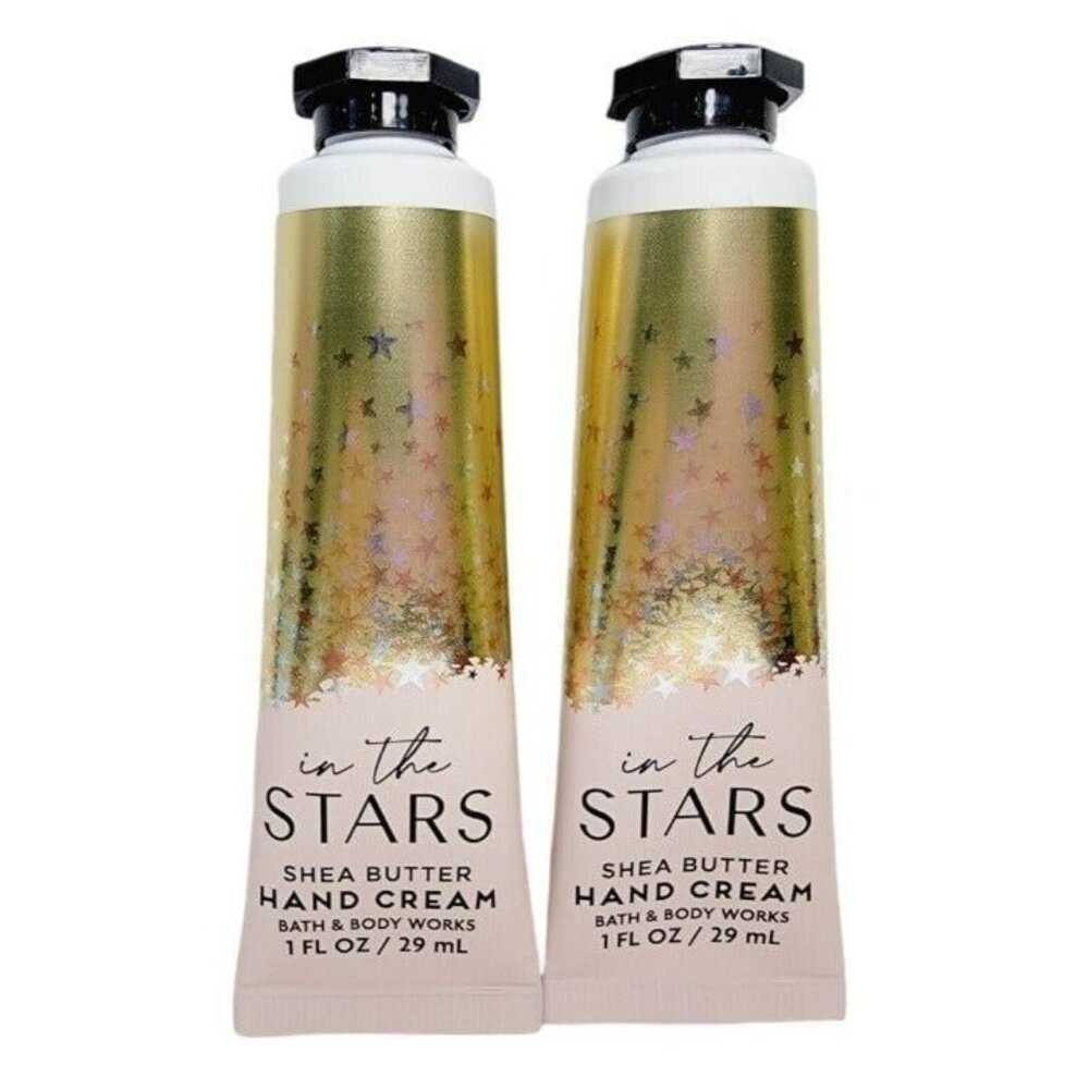 2 Bath & Body Works IN THE STARS Shea Butter Hand Cream 1 oz each NEW